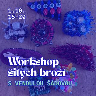 Workshop šitých broží je tu! ° Na tuhle spolupráci s @vendula_sadova jsem se moc tešila! Jsem ráda, že se tahle tvořivá...